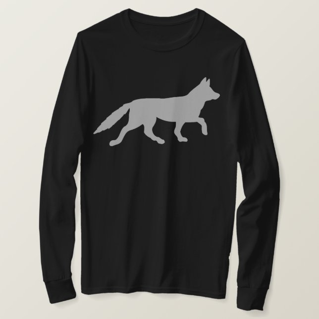 Camiseta Fox de plata (Anverso del diseño)