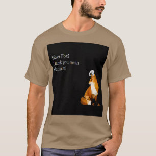 Camiseta Fox de Plata Creo Que Quieres Decir Platinum ZoeBa