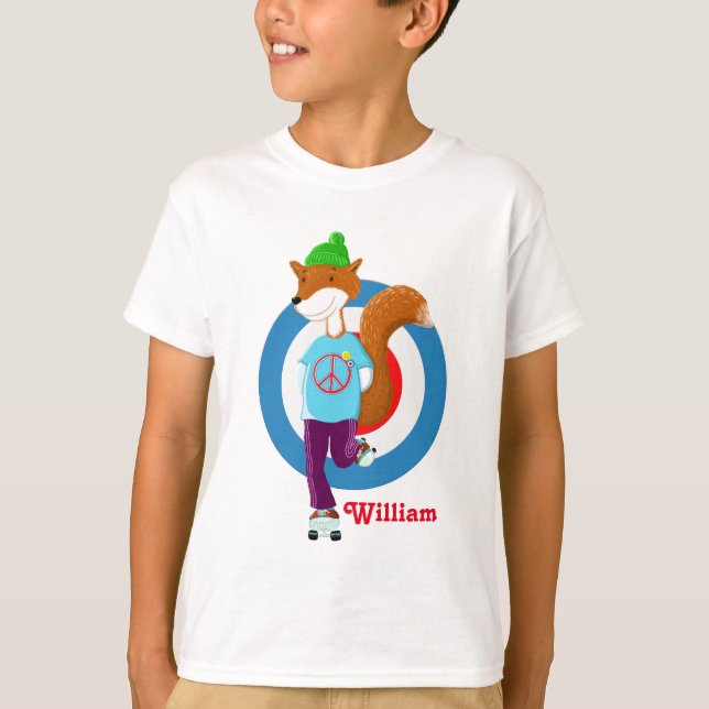 Camiseta Fox del Rollerskating (Anverso)