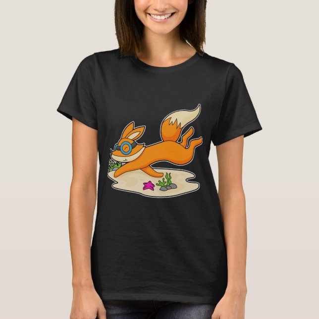Camiseta Fox Diver Gafas de natación (Anverso)