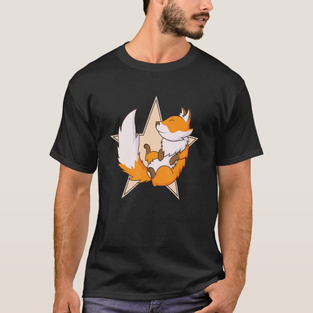 Camiseta Fox durmiente (Anverso)
