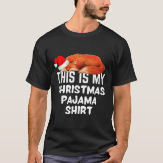 Camiseta Fox Durmiente En Esto Es Mi Navidad Pajama