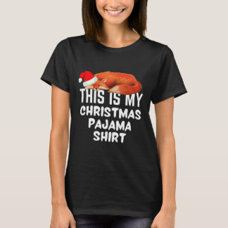Camiseta Fox Durmiente En Esto Es Mi Navidad Pajama