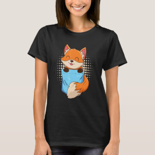 Camiseta Fox en bolsillos de senos