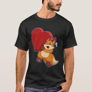 Camiseta Fox en el amor con el corazón