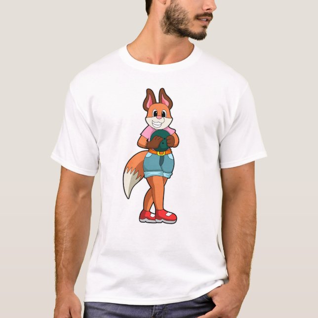 Camiseta Fox en el Bowling con bolas (Anverso)