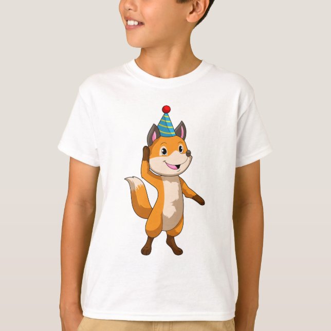 Camiseta Fox en Fiesta con Fiesta gorra (Anverso)