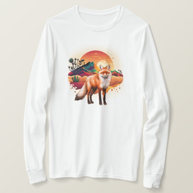Camiseta Fox en invierno (Anverso del diseño)