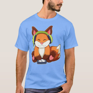 Camiseta Fox en la música con auriculares 1