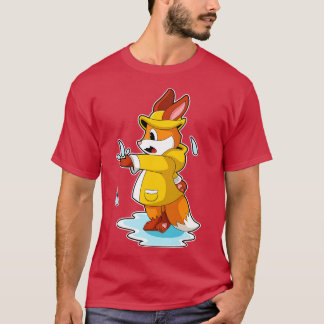 Camiseta Fox en Lluvia con gotas de lluvia