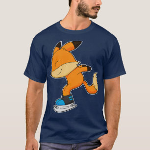 Camiseta Fox En Patinaje Sobre Hielo Con Patines De Hielo