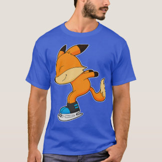 Camiseta Fox en patinaje sobre hielo con patines de hielo
