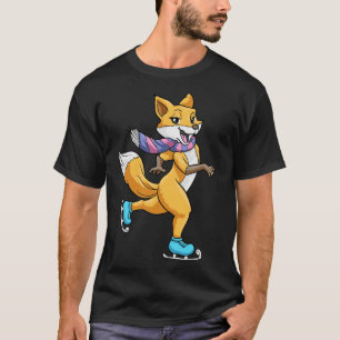 Camiseta Fox en patinaje sobre hielo con patines de hielo 2