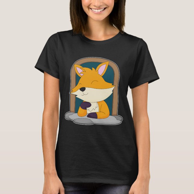 Camiseta Fox en una ventana (Anverso)
