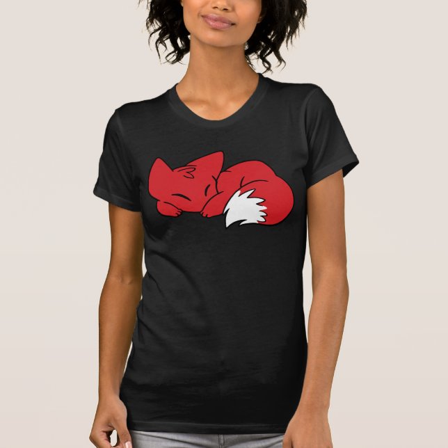 Camiseta Fox encrespado el dormir (Anverso)