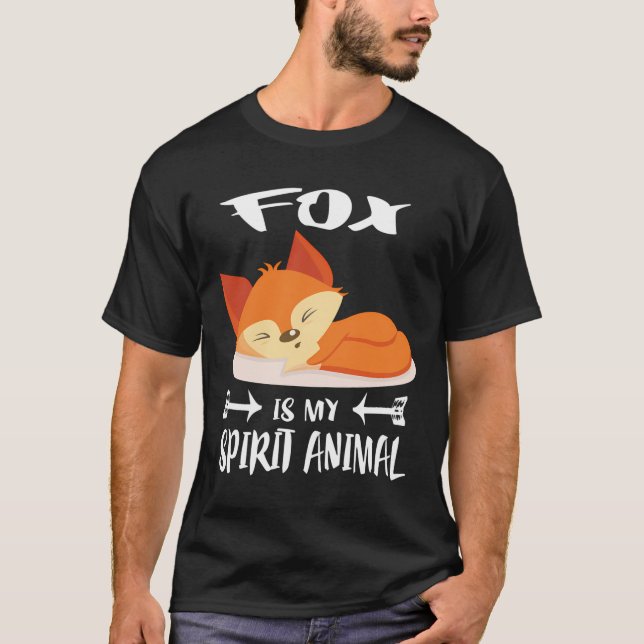 Camiseta Fox es mi regalo divertido para el animal espiritu (Anverso)