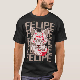 Camiseta Fox Face - Felipe Name