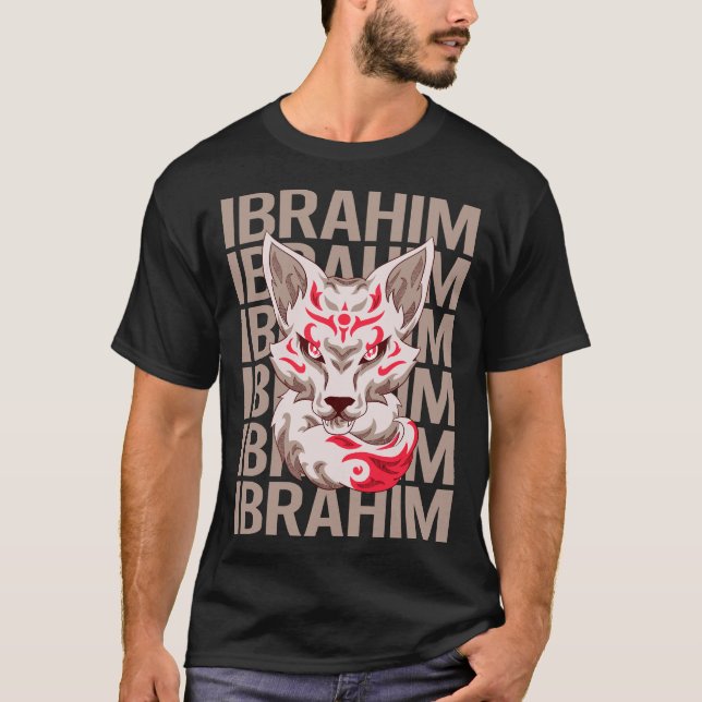 Camiseta Fox Face - Ibrahim Name (Anverso)