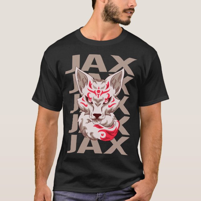Camiseta Fox Face - Jax Name (Anverso)