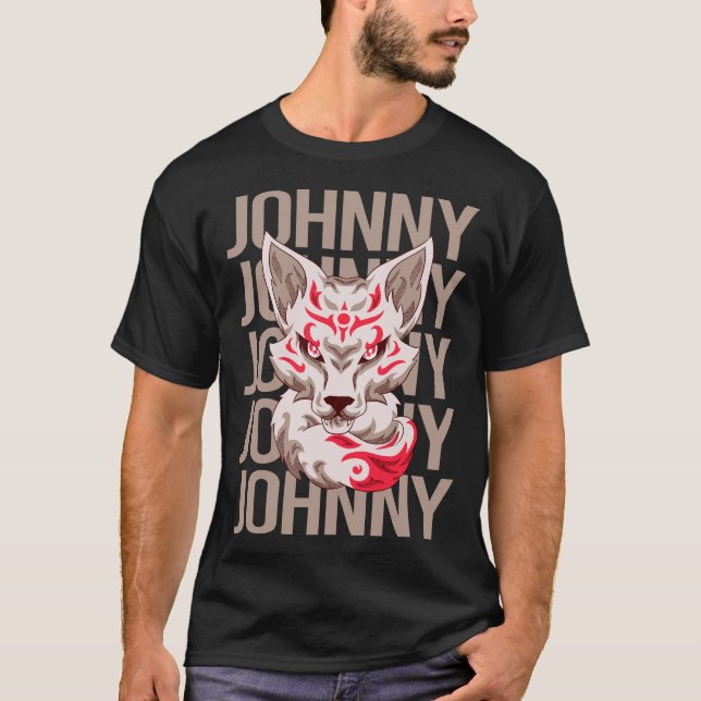 Camiseta Fox Face - Johnny Name (Anverso)