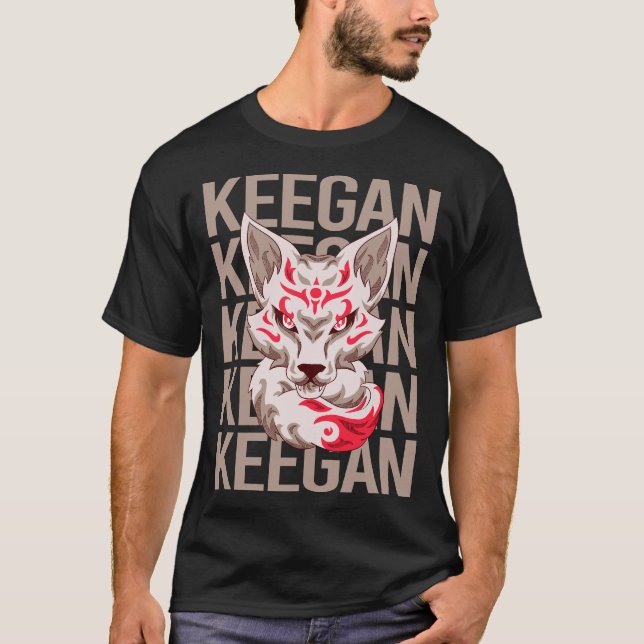 Camiseta Fox Face - Keegan Name (Anverso)