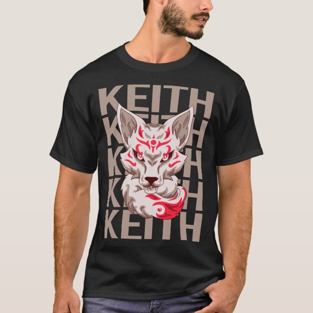 Camiseta Fox Face - Keith Name (Anverso)