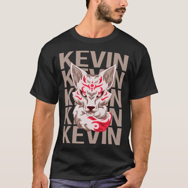 Camiseta Fox Face - Kevin Name (Anverso)