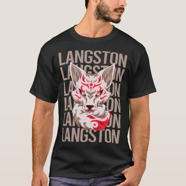 Camiseta Fox Face - Langston Name (Anverso)