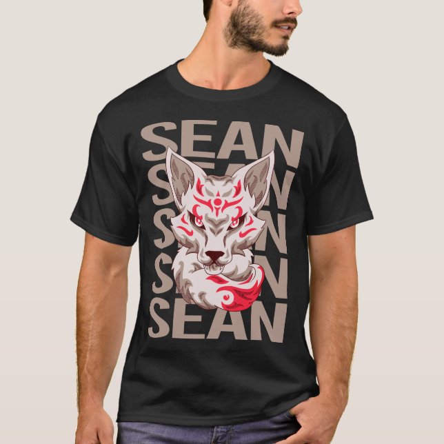 Camiseta Fox Face - Sean Name (Anverso)