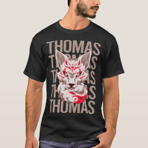 Camiseta Fox Face - Thomas Name
