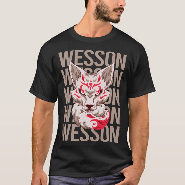 Camiseta Fox Face - Wesson Name (Anverso)