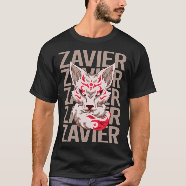 Camiseta Fox Face - Zavier Name (Anverso)