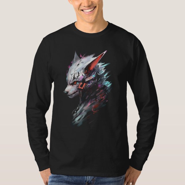 Camiseta Fox Fantasy Art  Animal Fox (Anverso)