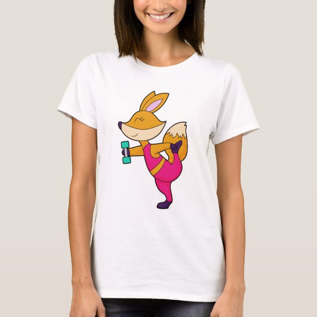 Camiseta Fox Fitness Dumbbell (Anverso)