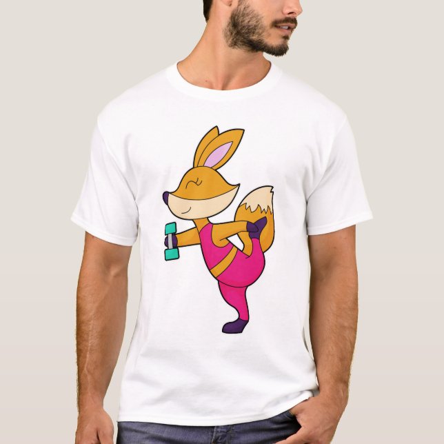 Camiseta Fox Fitness Dumbbell (Anverso)