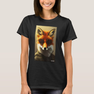Camiseta Fox Gafas de sol de Fox Wildlife Animals Zoo Fores