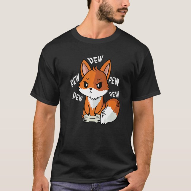 Camiseta Fox Gamer Techie Person (Anverso)