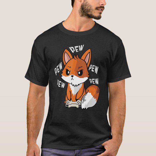 Camiseta Fox Gamer Techie Person (Anverso)