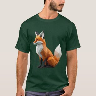 Camiseta Fox geométrica