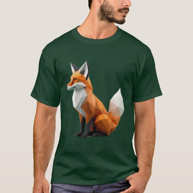 Camiseta Fox geométrica (Anverso)