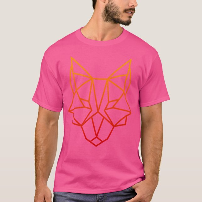 Camiseta Fox geométrica (Anverso)