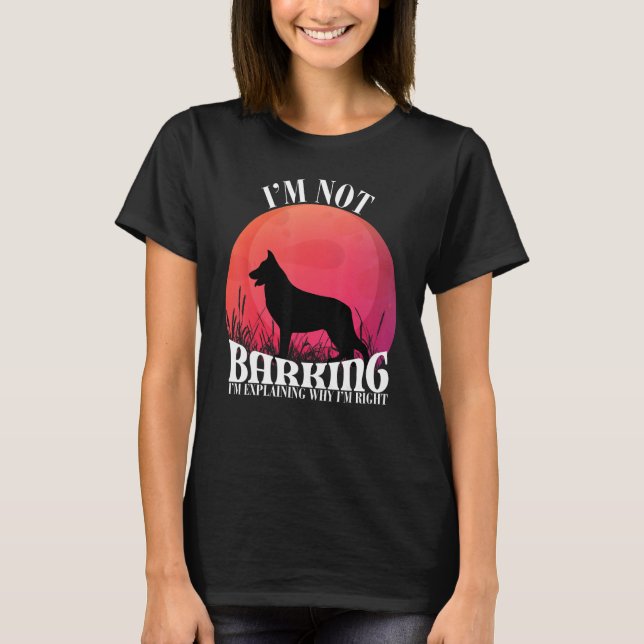 Camiseta Fox German Shepherd es para los propietarios de pa (Anverso)