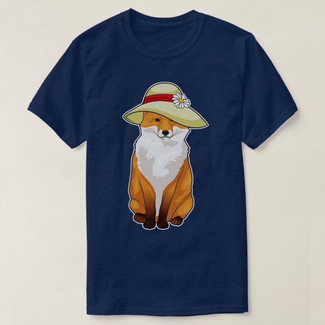 Camiseta Fox Gorra Flower (Diseño del anverso)