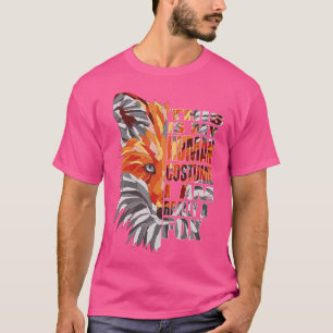Camiseta Fox Graciosa Este Es Mi Humano Realmente Soy Un Zo
