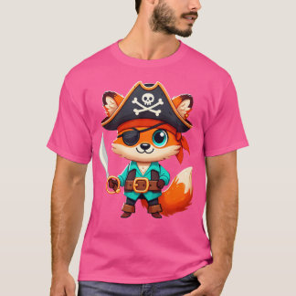 Camiseta Fox Halloween Pirata Hombres Fox