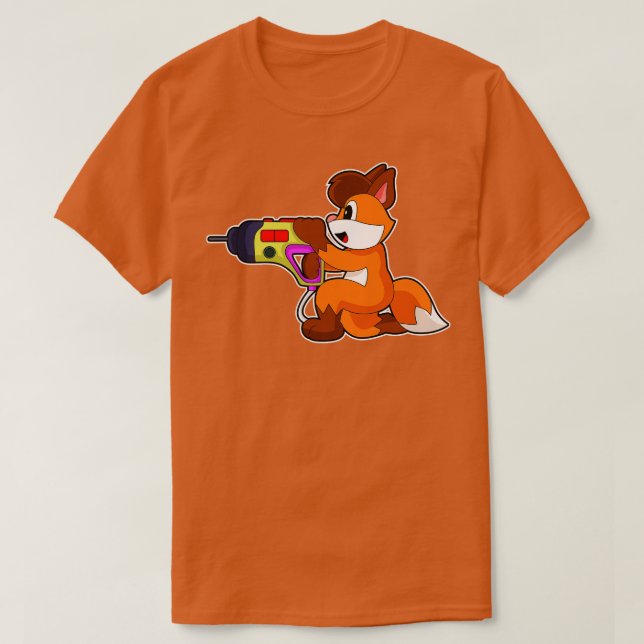 Camiseta Fox Handyman Drill press (Diseño del anverso)