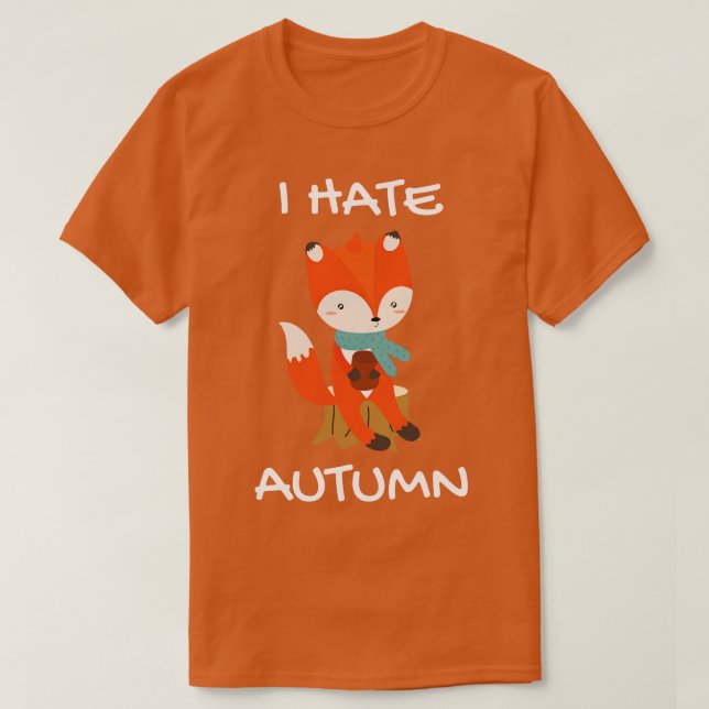Camiseta Fox Hates Autumn (Diseño del anverso)