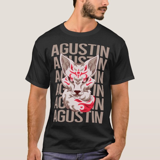 Camiseta Fox Head - Agustin Name (Anverso)