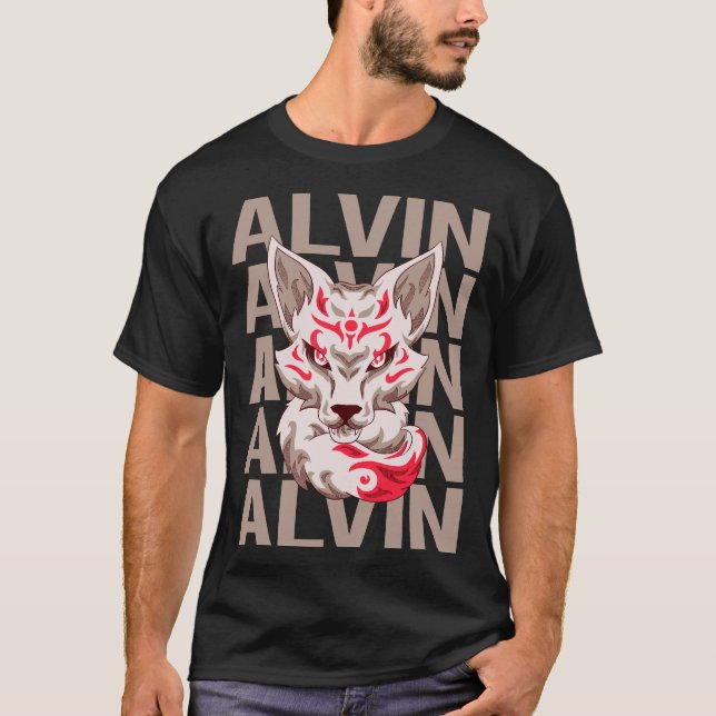 Camiseta Fox Head - Alvin Name (Anverso)