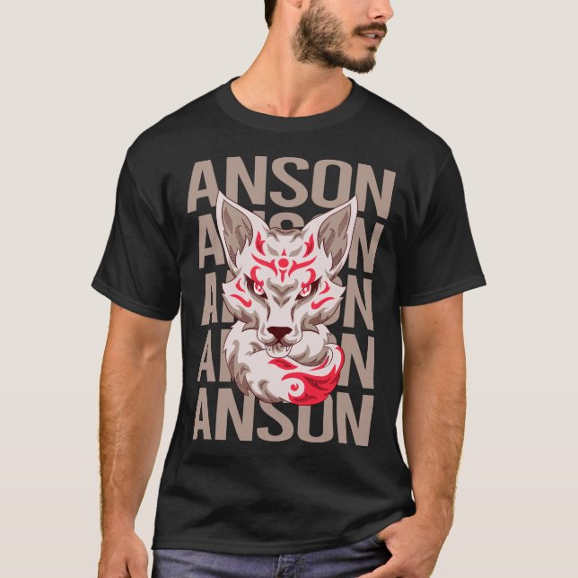 Camiseta Fox Head - Anson Name (Anverso)